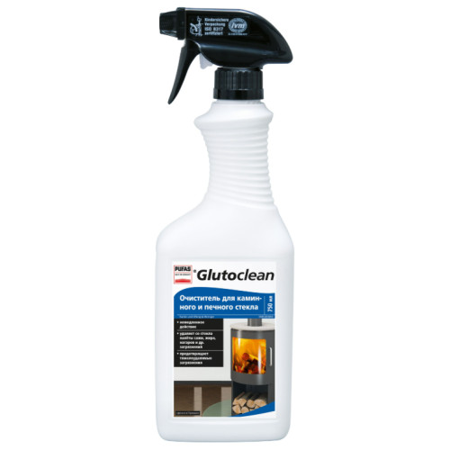 Очисник для скла камінів та печей Glutoclean 750 мл